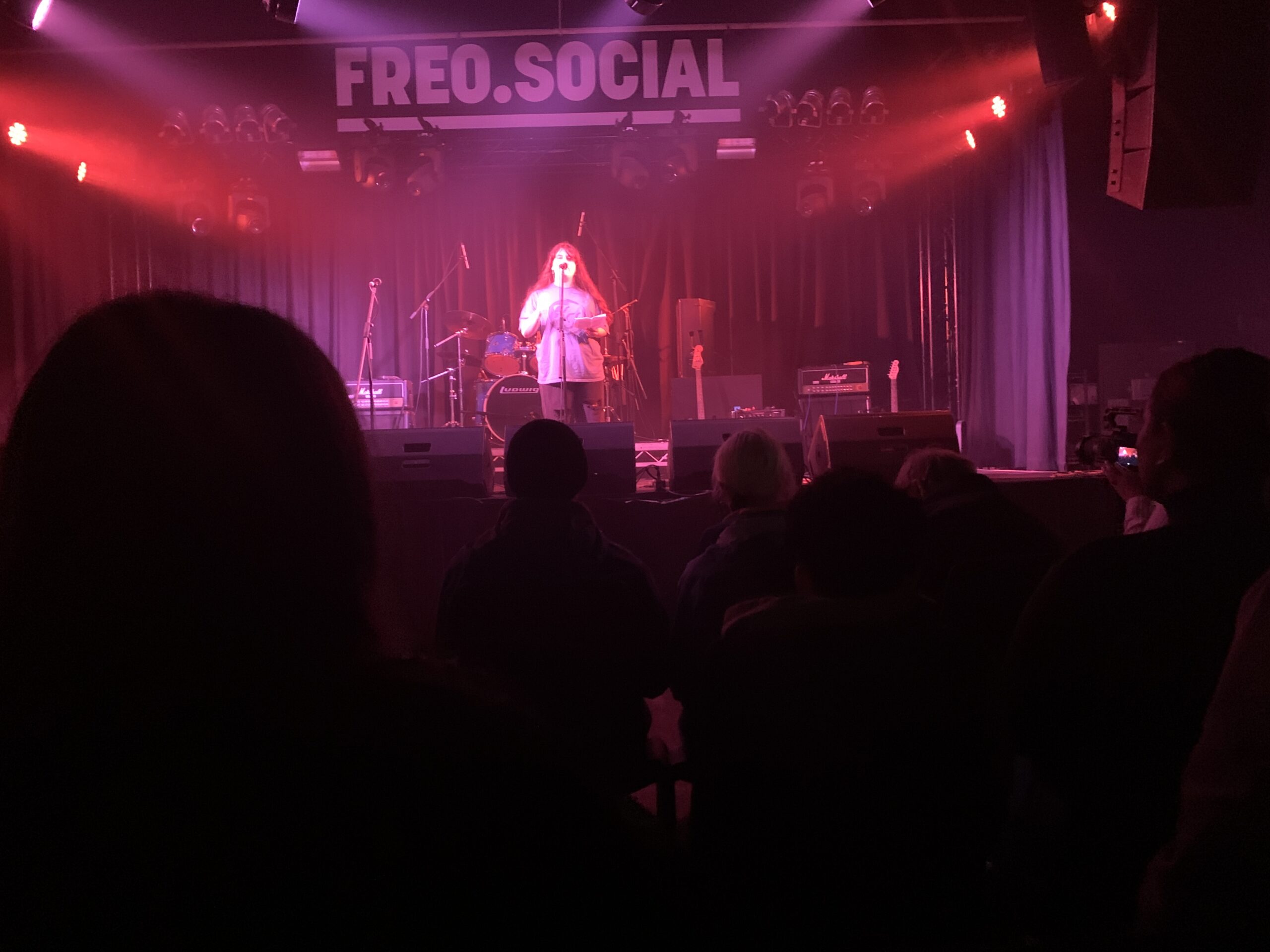 Ariana on stage at Freo.Social